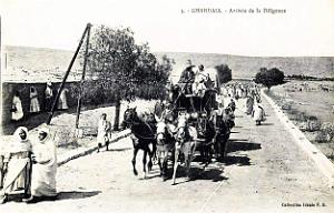Ghardaia - Arrivee de la Diligence
